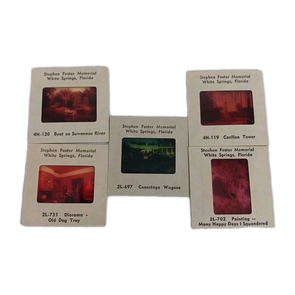 Stephen Foster Memorial White Springs Florida Photo Slides Carillon Tower Lot